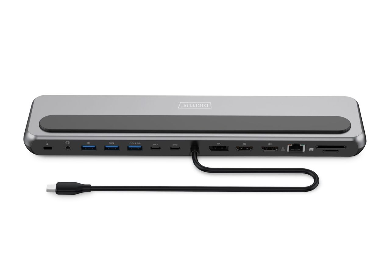 Digitus USB-C 8K docking station 12-port Digitus USB-C 8K docking station 12-port