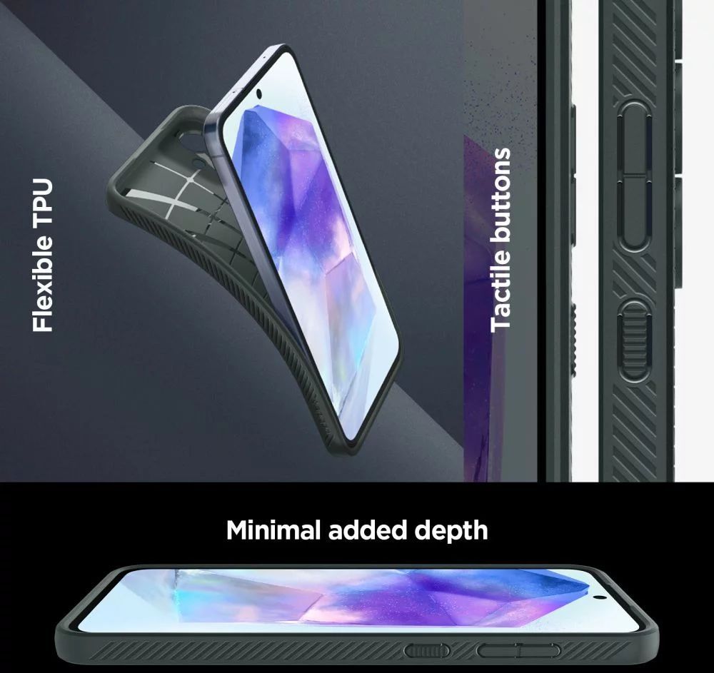 Spigen Liquid Air Samsung Galaxy A55 Abyss Green Spigen Liquid Air Samsung Galaxy A55 Abyss Green