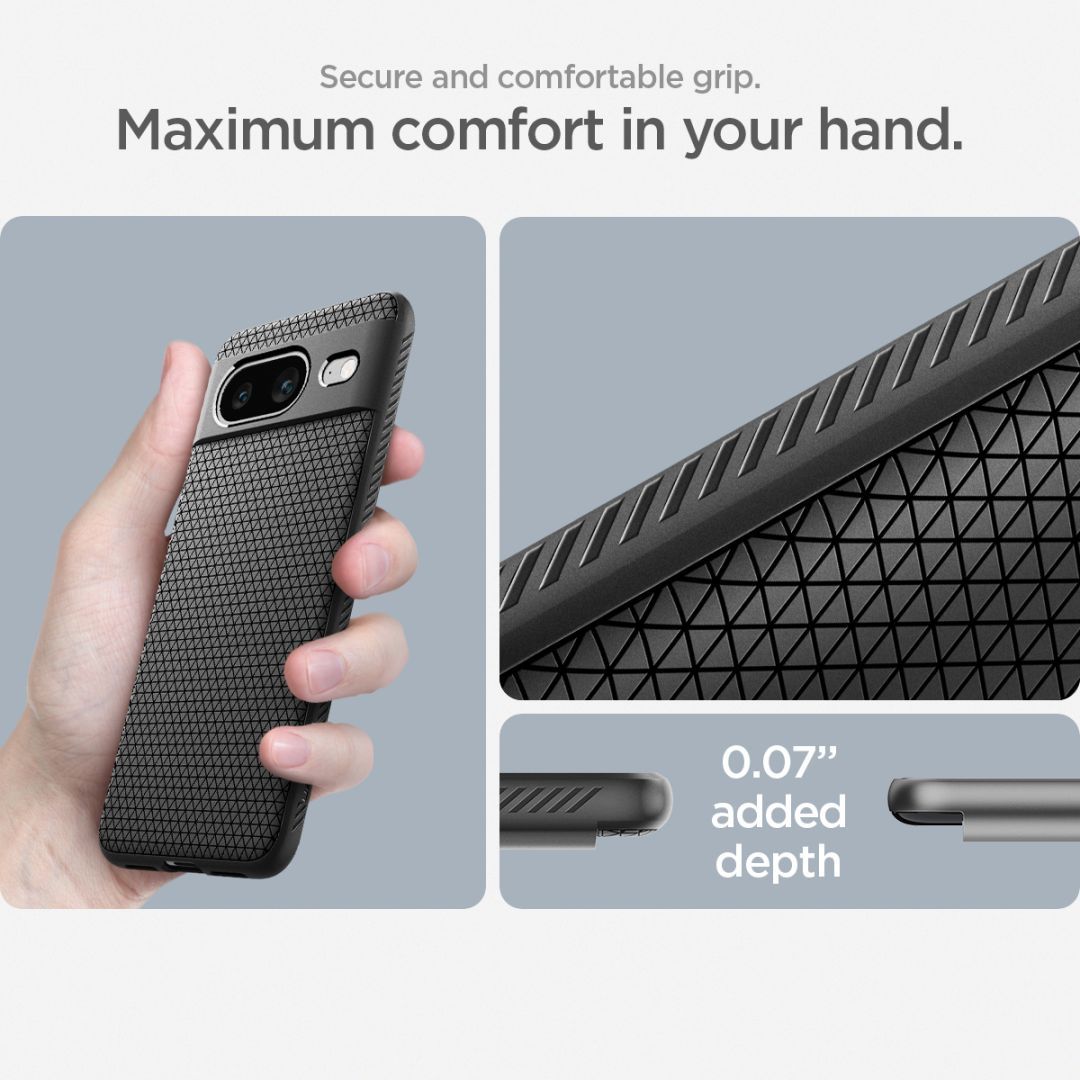 Spigen Google Pixel 8 Liquid Air Matte Black Spigen Google Pixel 8 Liquid Air Matte Black