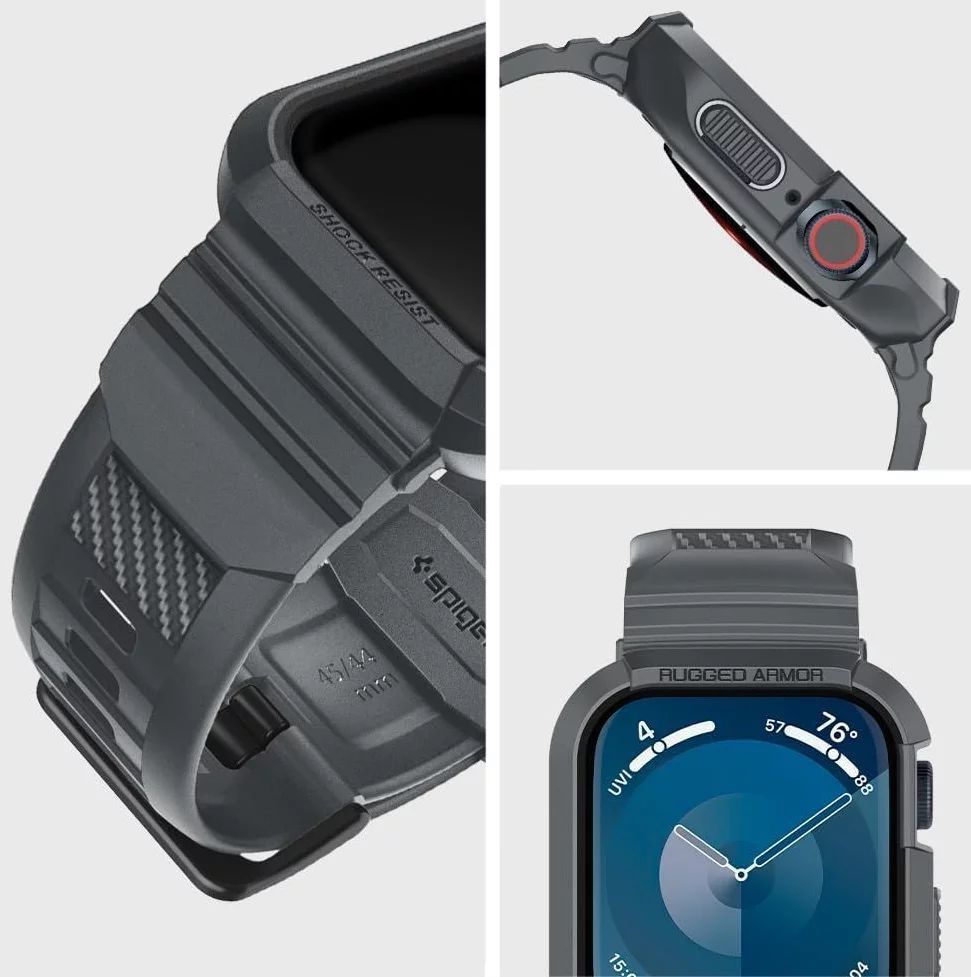 Spigen Rugged Armor Pro Apple Watch 45mm/44mm Dark Gray Spigen Rugged Armor Pro Apple Watch 45mm/44mm Dark Gray