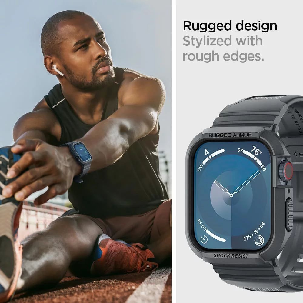 Spigen Rugged Armor Pro Apple Watch 45mm/44mm Dark Gray Spigen Rugged Armor Pro Apple Watch 45mm/44mm Dark Gray