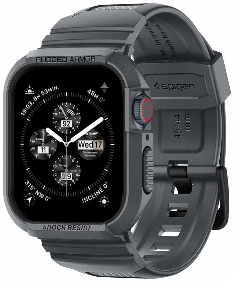 Spigen Rugged Armor Pro Apple Watch 45mm/44mm Dark Gray Spigen Rugged Armor Pro Apple Watch 45mm/44mm Dark Gray