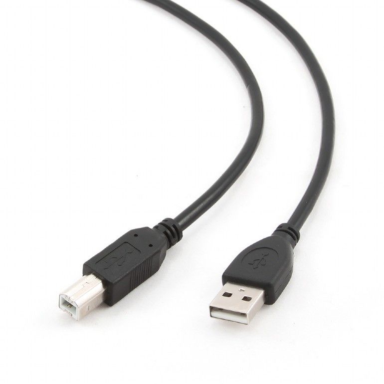 Gembird Premium quality USB 2.0 A-plug B-plug cable 3m Black Gembird Premium quality USB 2.0 A-plug B-plug cable 3m Black