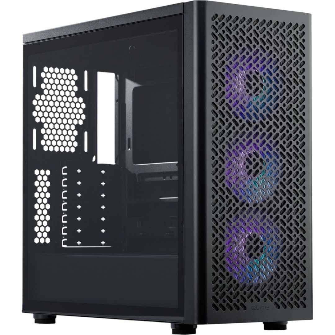 Cooler Master Elite 502 Tempered Glass Black Cooler Master Elite 502 Tempered Glass Black