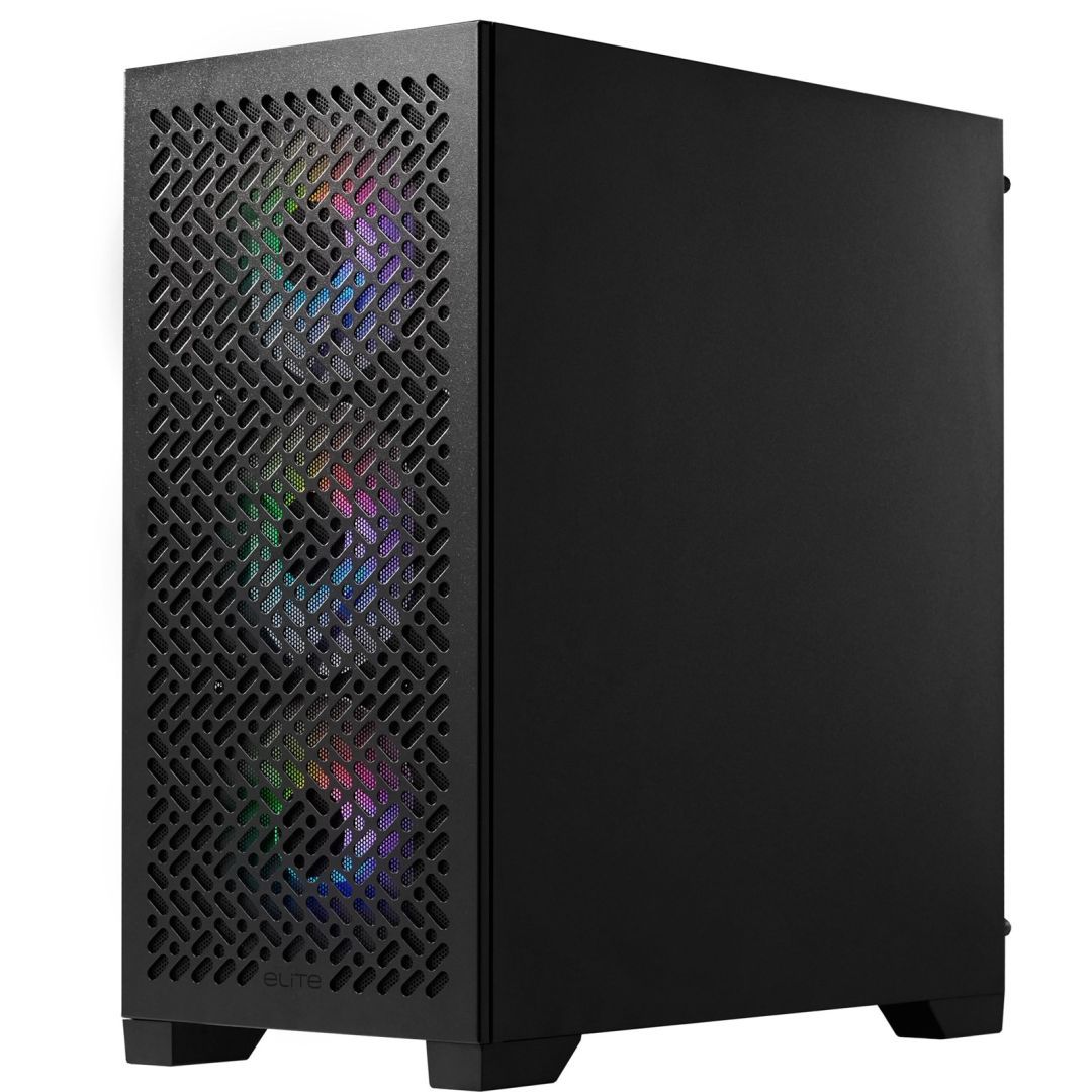 Cooler Master Elite 302 Tempered Glass Black Cooler Master Elite 302 Tempered Glass Black