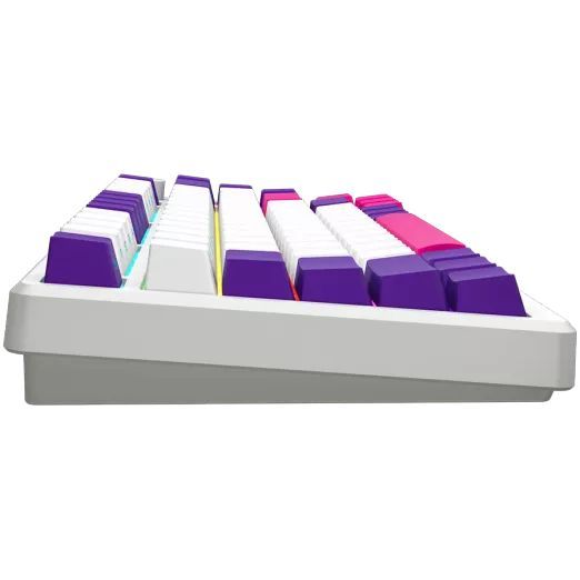 LORGAR KBP7075W Gaming Wireless Bluetooth Mechanical Keyboard White US