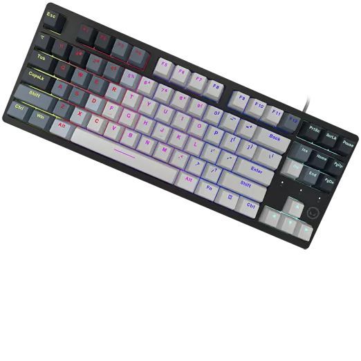 LORGAR Azar 514TKL RGB Mechanical Gaming Keyboard White US