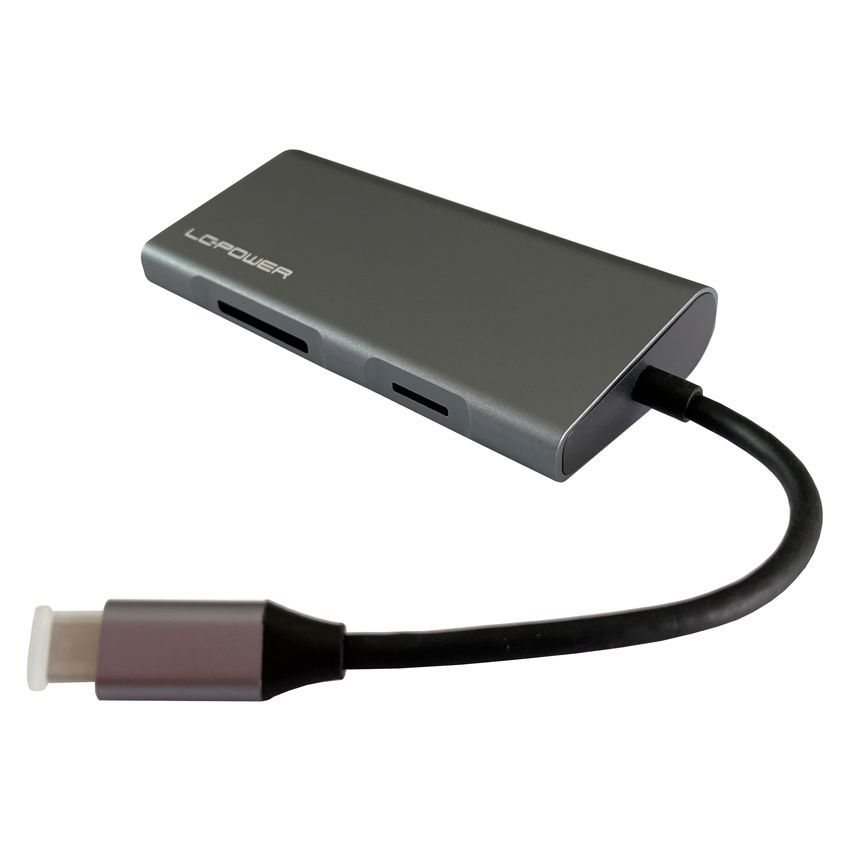 LC Power USB-C Dock Multi-5 Gray