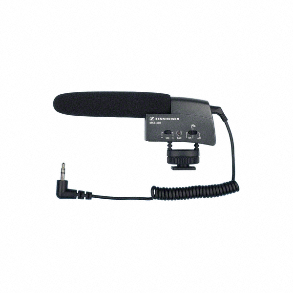 Sennheiser MKE 400 Shot gun microphone for Cameras Sennheiser MKE 400 Shot gun microphone for Cameras