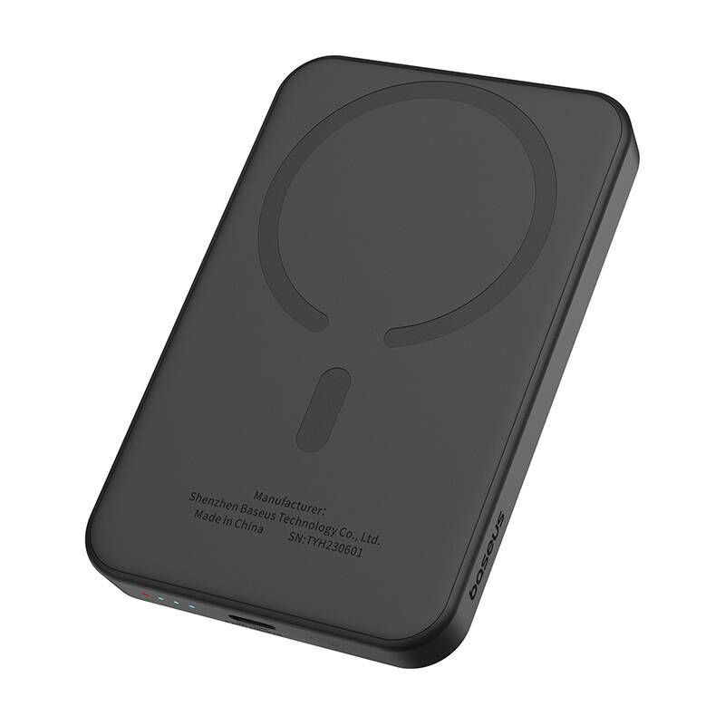 Baseus Magnetic Mini 5000mAh PowerBank Black Baseus Magnetic Mini 5000mAh PowerBank Black