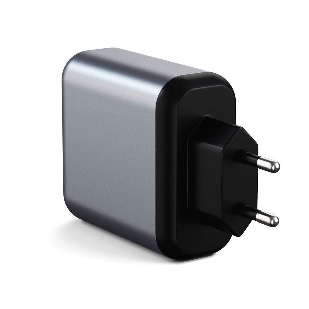 Satechi 30W Dual-Port Wall Charger Space Gray Satechi 30W Dual-Port Wall Charger Space Gray