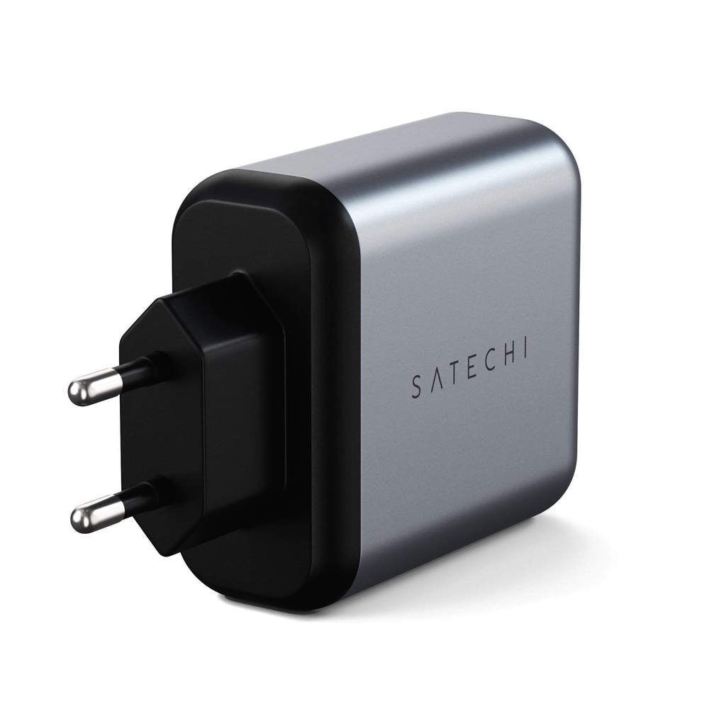 Satechi 30W Dual-Port Wall Charger Space Gray Satechi 30W Dual-Port Wall Charger Space Gray