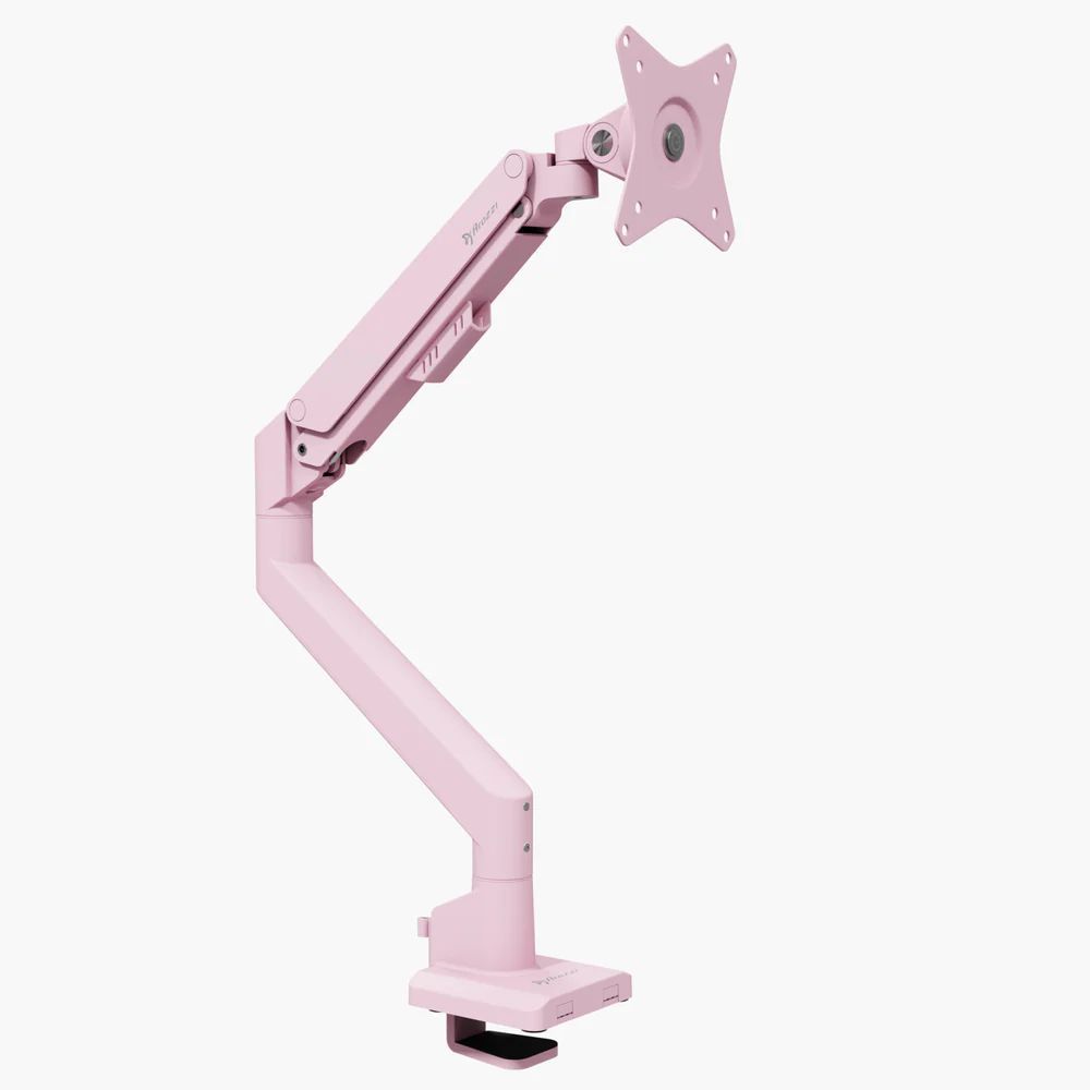 Arozzi Alzare Neo Single Gas Spring Monitor Arm Pink