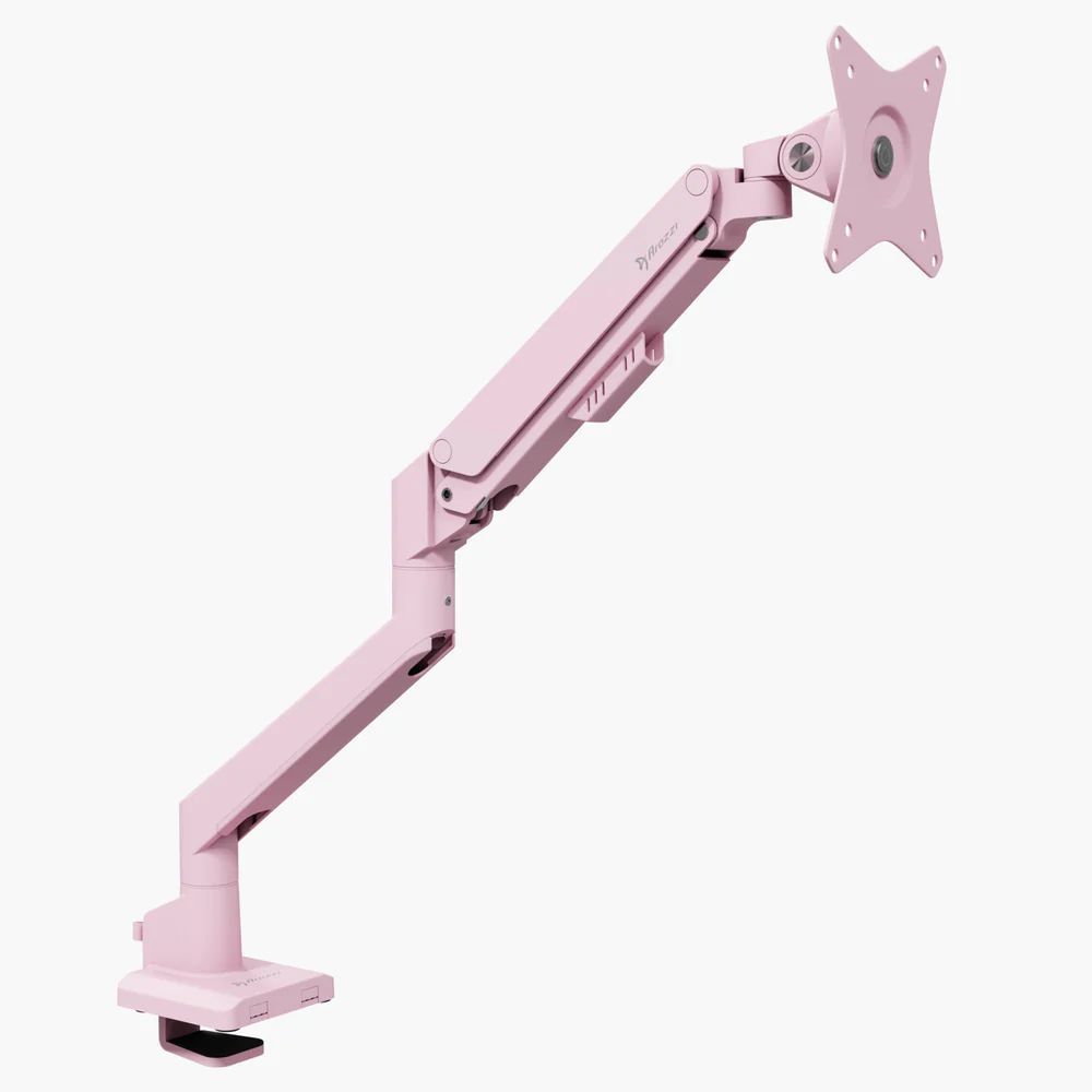 Arozzi Alzare Neo Single Gas Spring Monitor Arm Pink