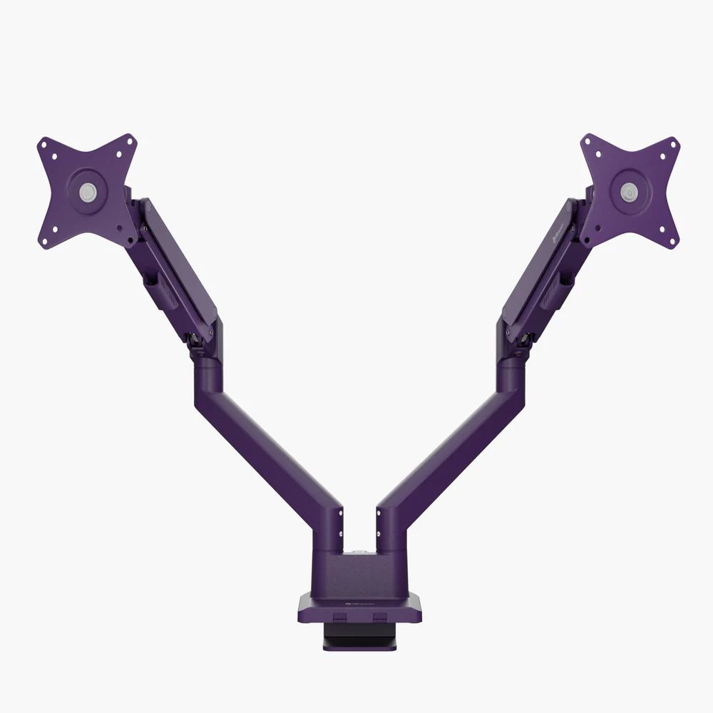 Arozzi Alzare Neo Duo Gas Spring Monitor Arm Purple