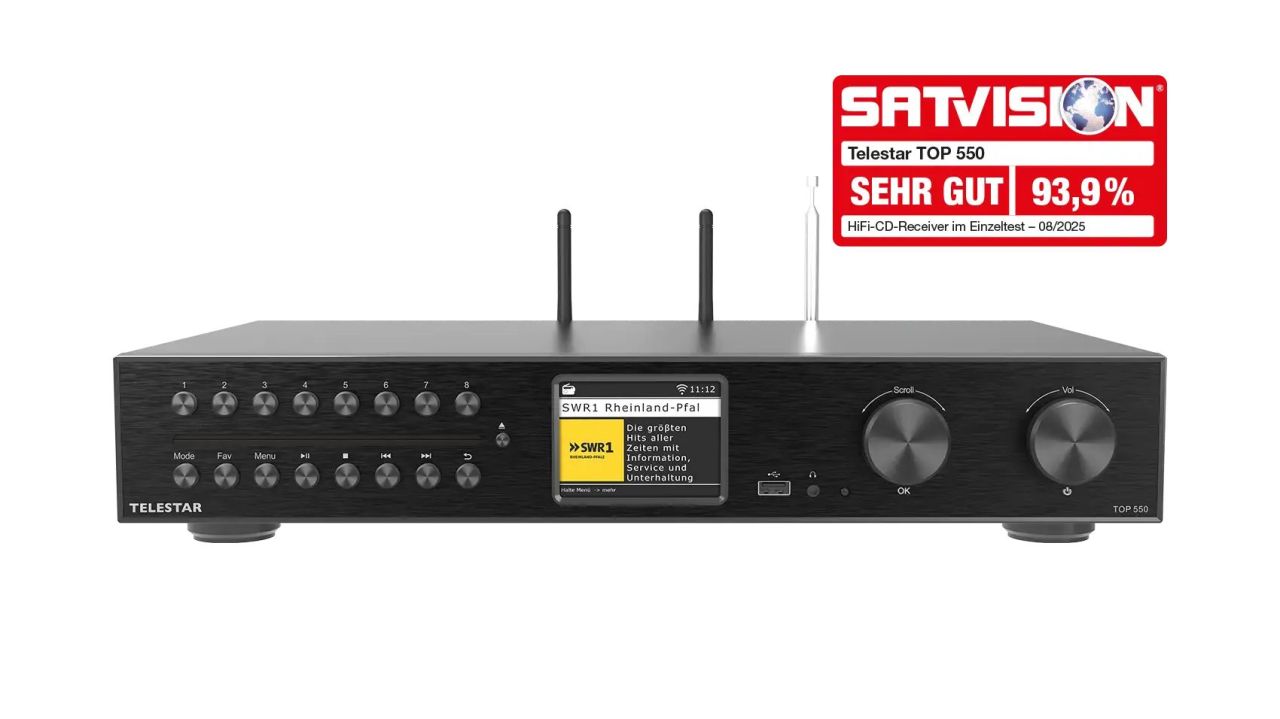 TELESTAR Top 550 Multifunctions Radios HiFi Black