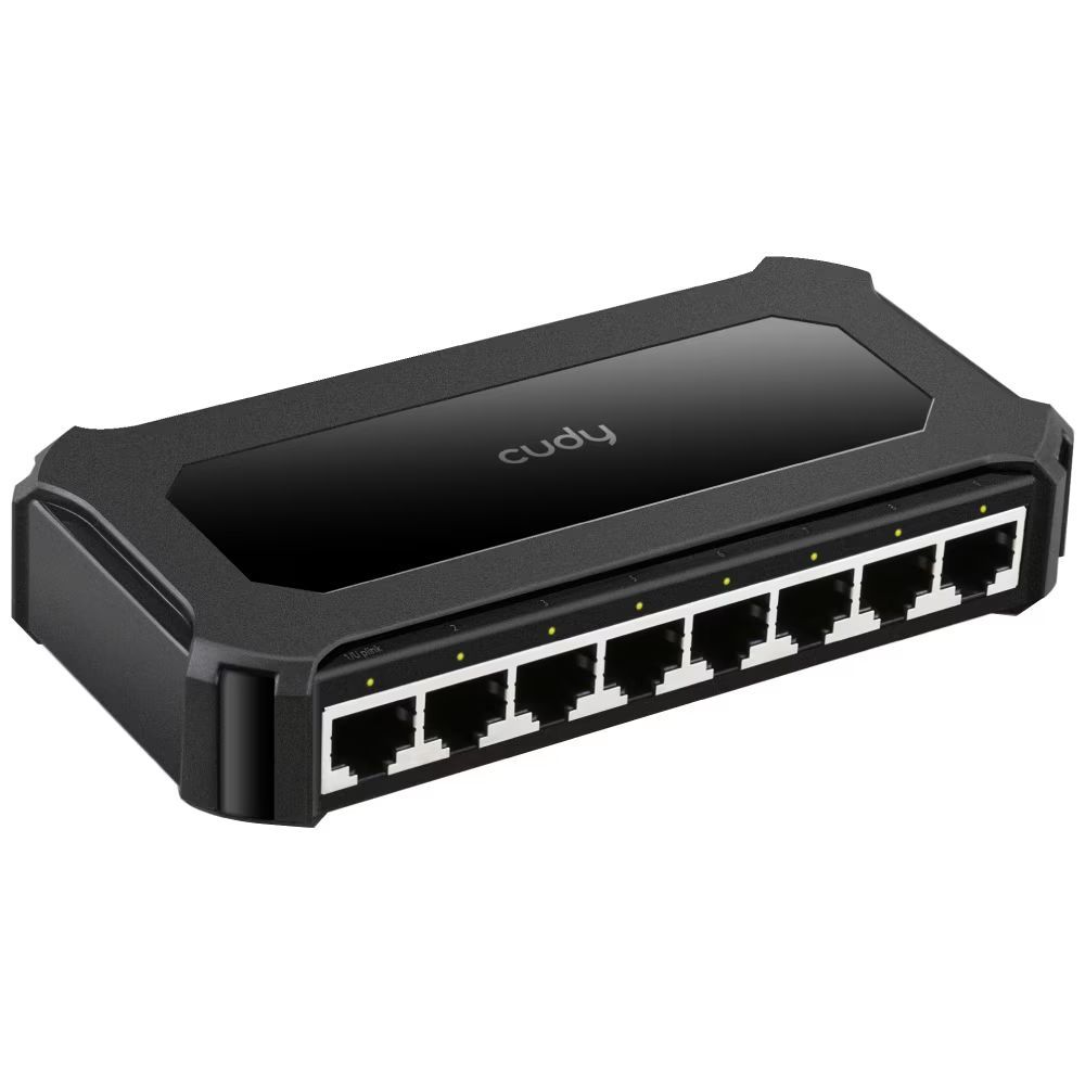 Cudy GS108D 8-Port Gigabit Ethernet Switch Black Cudy GS108D 8-Port Gigabit Ethernet Switch Black