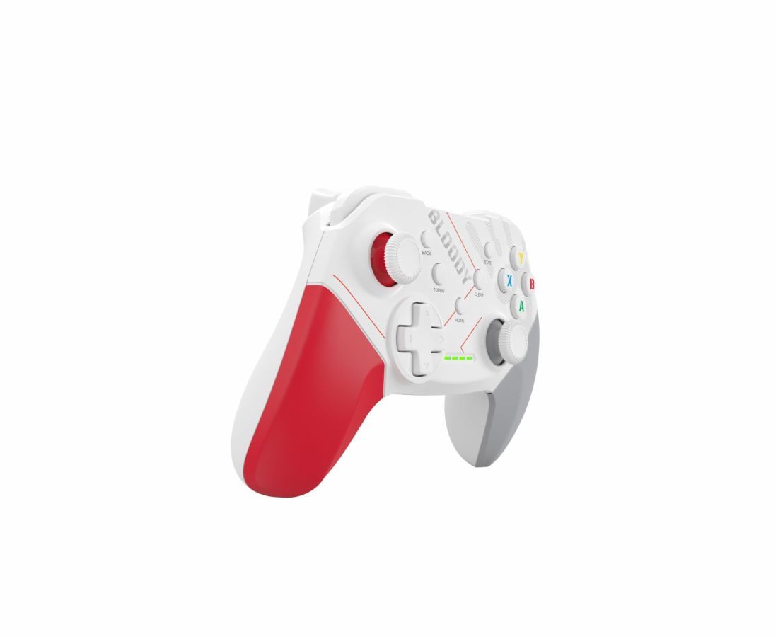 A4-Tech Bloody GPW50 Wireless Gamepad Sports White/Red A4-Tech Bloody GPW50 Wireless Gamepad Sports White/Red