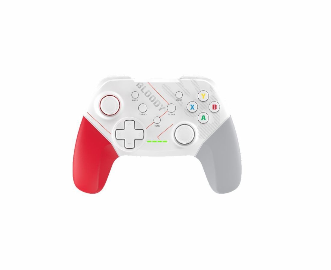 A4-Tech Bloody GPW50 Wireless Gamepad Sports White/Red A4-Tech Bloody GPW50 Wireless Gamepad Sports White/Red