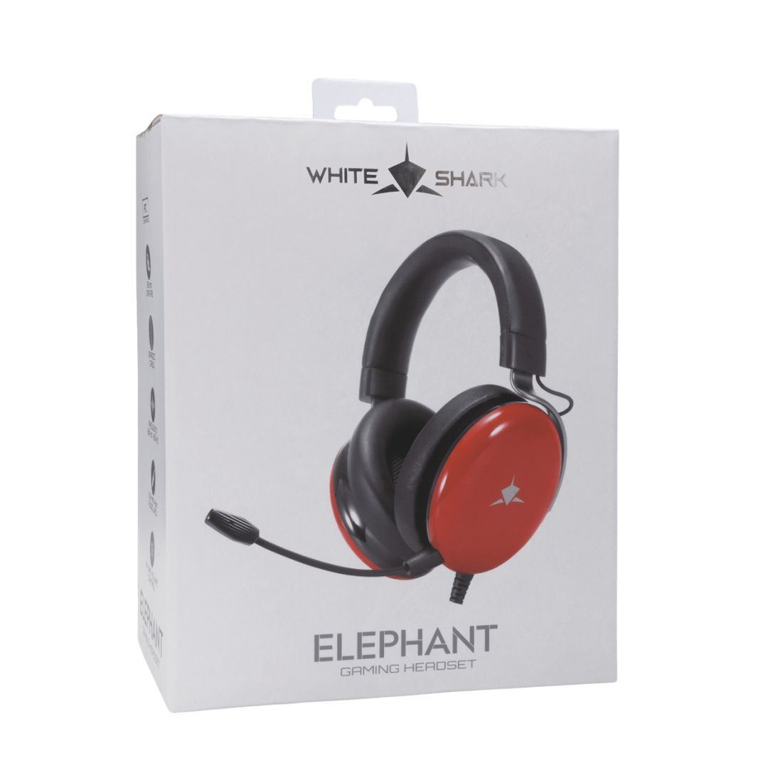 White Shark GH-2540R Elephant Headset Red
