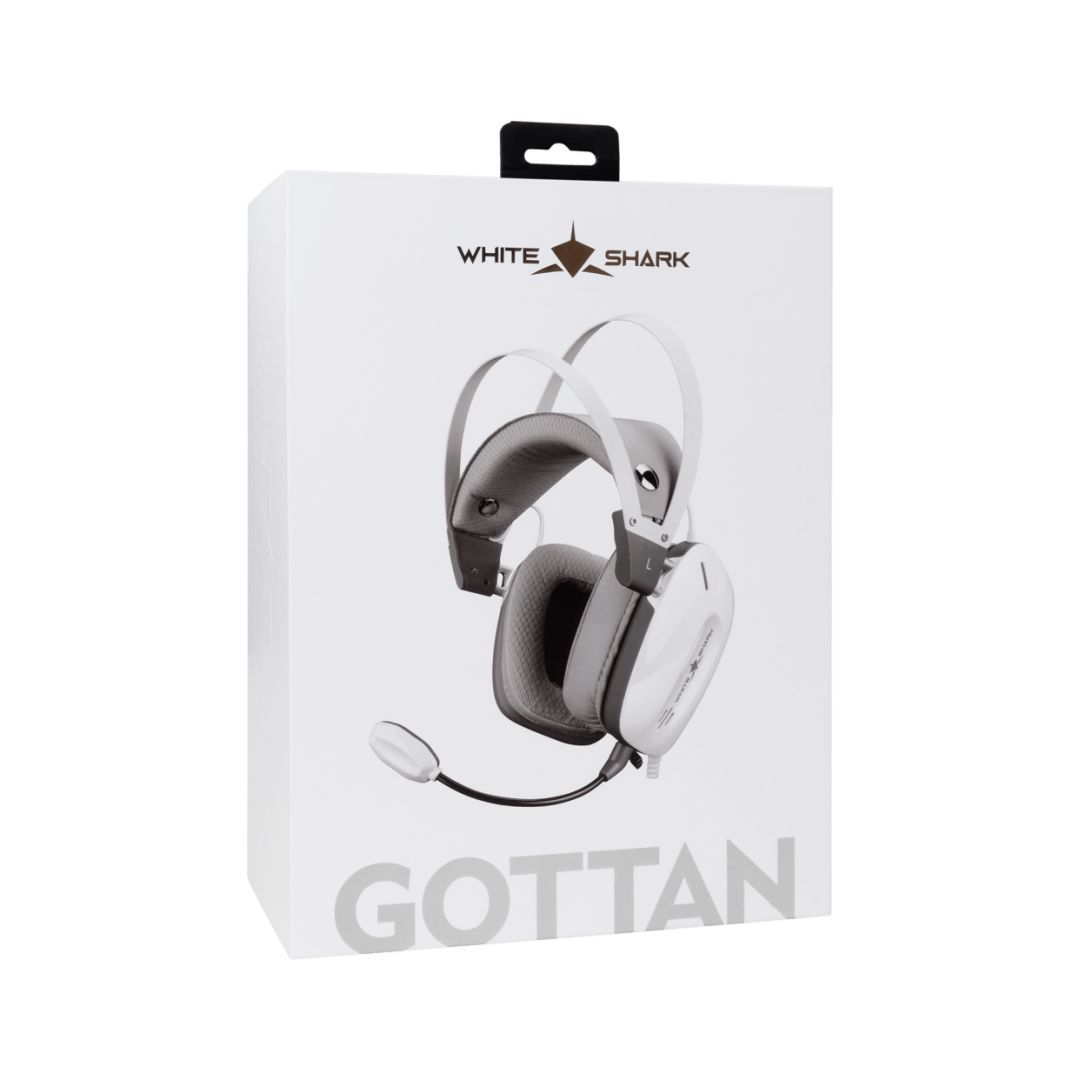 White Shark GH-2446W Gottan-B Gaming Headset White