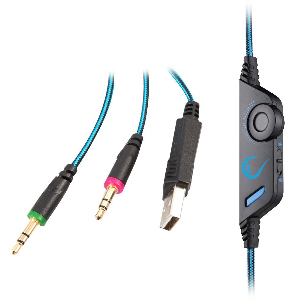 Rampage Rivia G20 Gaming headset Black/Blue Rampage Rivia G20 Gaming headset Black/Blue