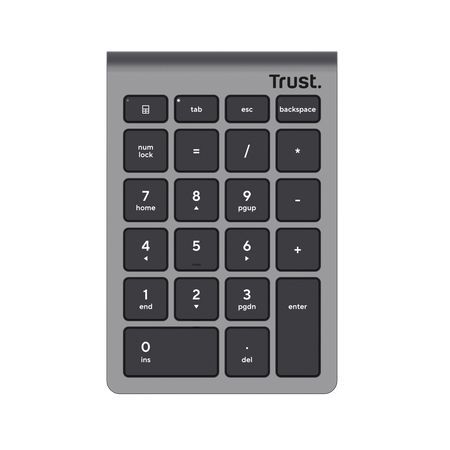 Trust Xalas Wireless Numpad Grey Trust Xalas Wireless Numpad Grey