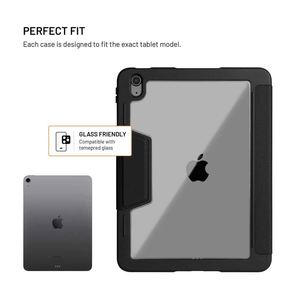 FIXED Tok Apple iPad Air 11" (2020/2022/2024/2025) készülékhez, fekete