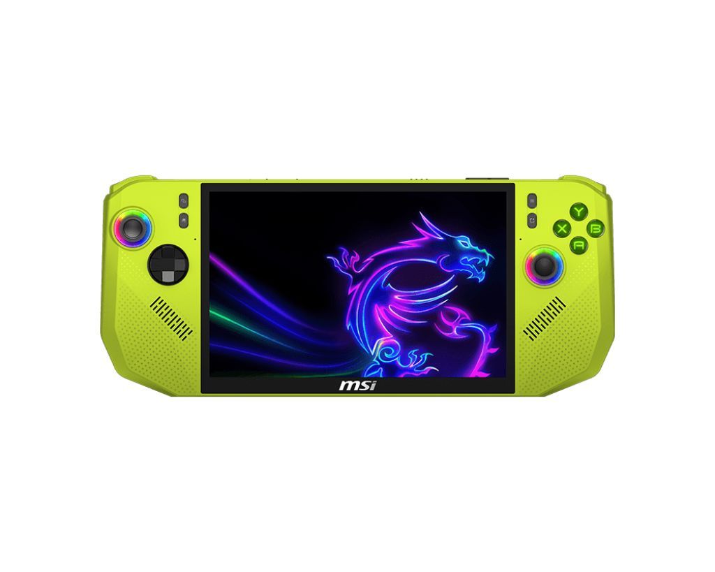 Msi Claw A8 BZ2EM Neon Green Msi Claw A8 BZ2EM Neon Green