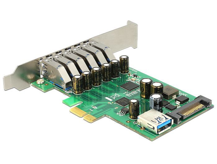 DeLock PCI Express Card > 6x external + 1x internal USB 3.0 DeLock PCI Express Card > 6x external + 1x internal USB 3.0