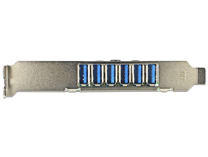 DeLock PCI Express Card > 6x external + 1x internal USB 3.0 DeLock PCI Express Card > 6x external + 1x internal USB 3.0