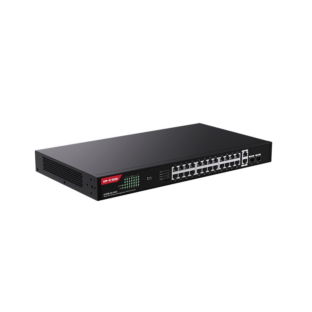 IP-COM G1128P-24-410W 26GE+2SFP Ethernet Unmanaged Switch With 24-Port PoE IP-COM G1128P-24-410W 26GE+2SFP Ethernet Unmanaged Switch With 24-Port PoE