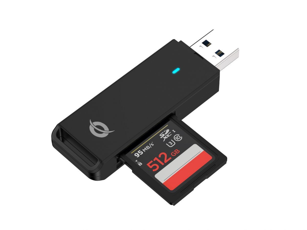 Conceptronic BIAN02B USB3.0 Card Reader Black Conceptronic BIAN02B USB3.0 Card Reader Black
