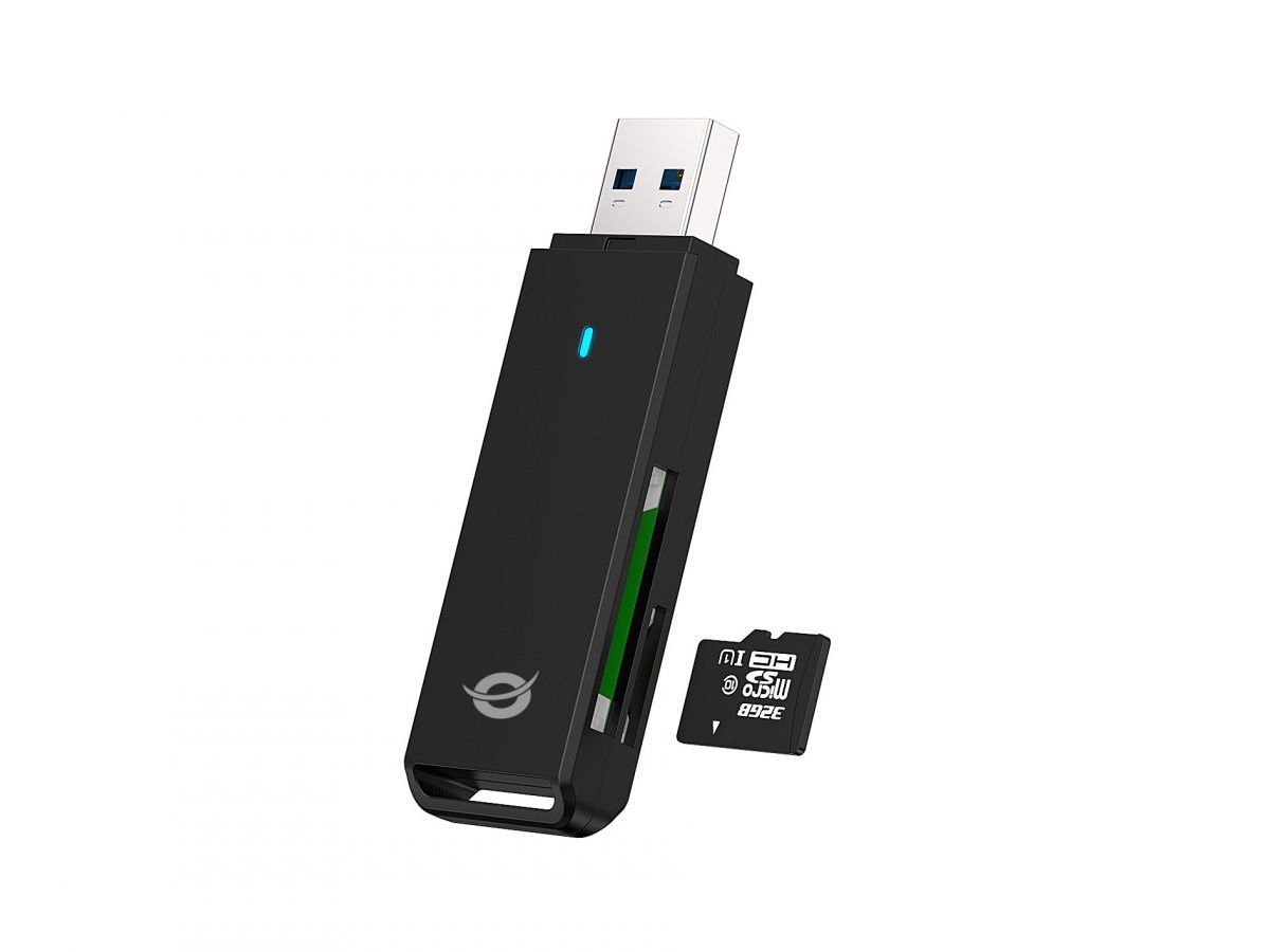 Conceptronic BIAN02B USB3.0 Card Reader Black Conceptronic BIAN02B USB3.0 Card Reader Black