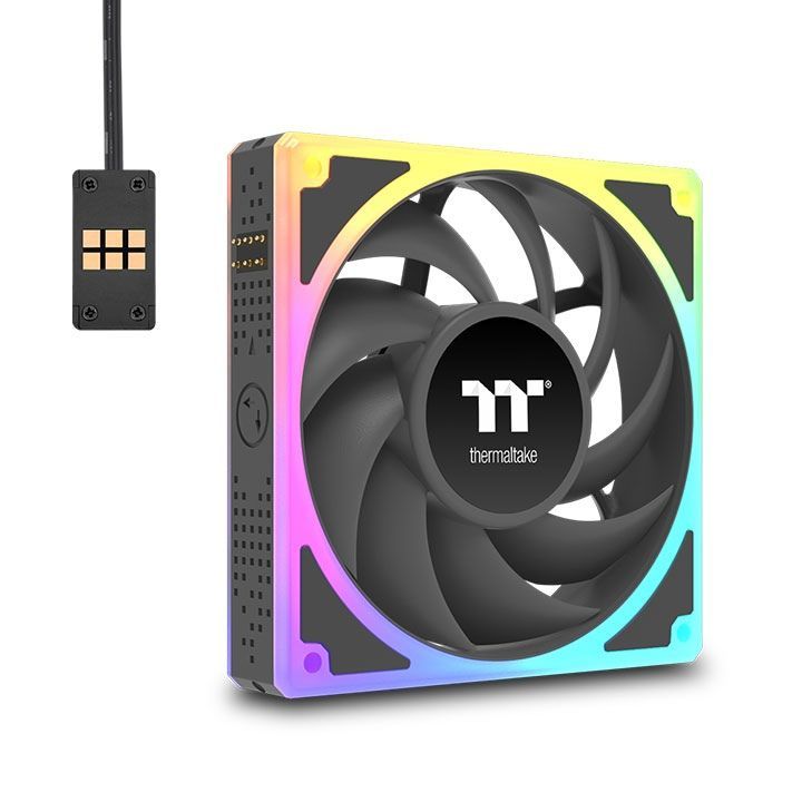 Thermaltake TOUGHFAN EX 120 ARGB Sync PC Cooling Fan Black (3-Fan Pack)