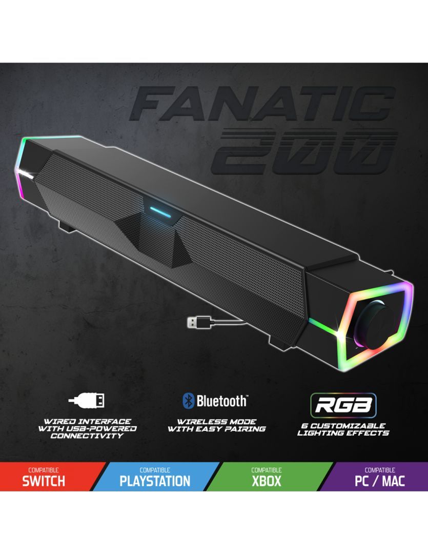 Spirit Of Gamer Fanatic 200 Speaker Black