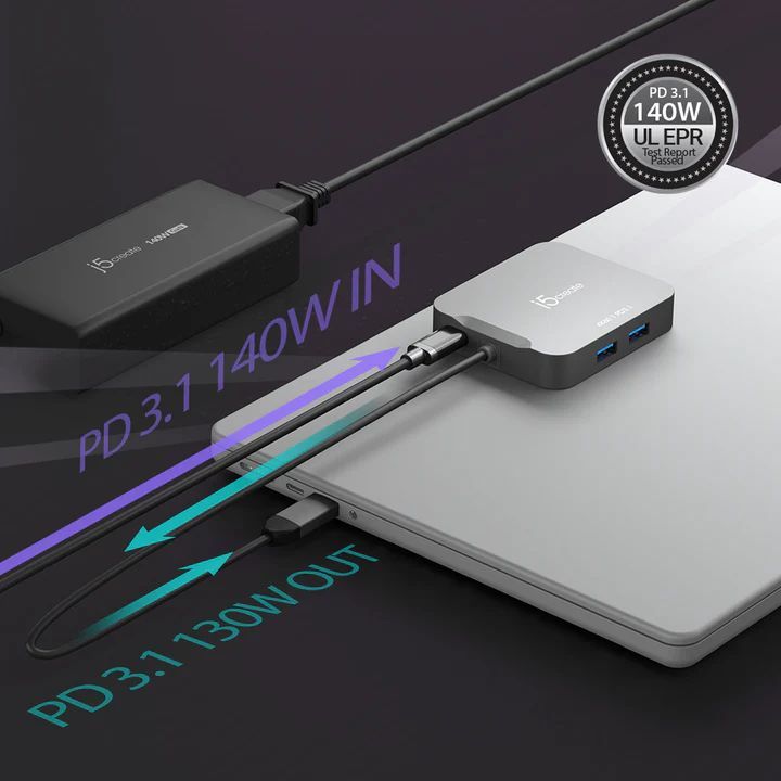 j5create JCD3191 4K60 Elite USB-C Travel Adapter j5create JCD3191 4K60 Elite USB-C Travel Adapter