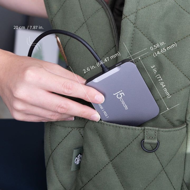 j5create JCD3191 4K60 Elite USB-C Travel Adapter j5create JCD3191 4K60 Elite USB-C Travel Adapter