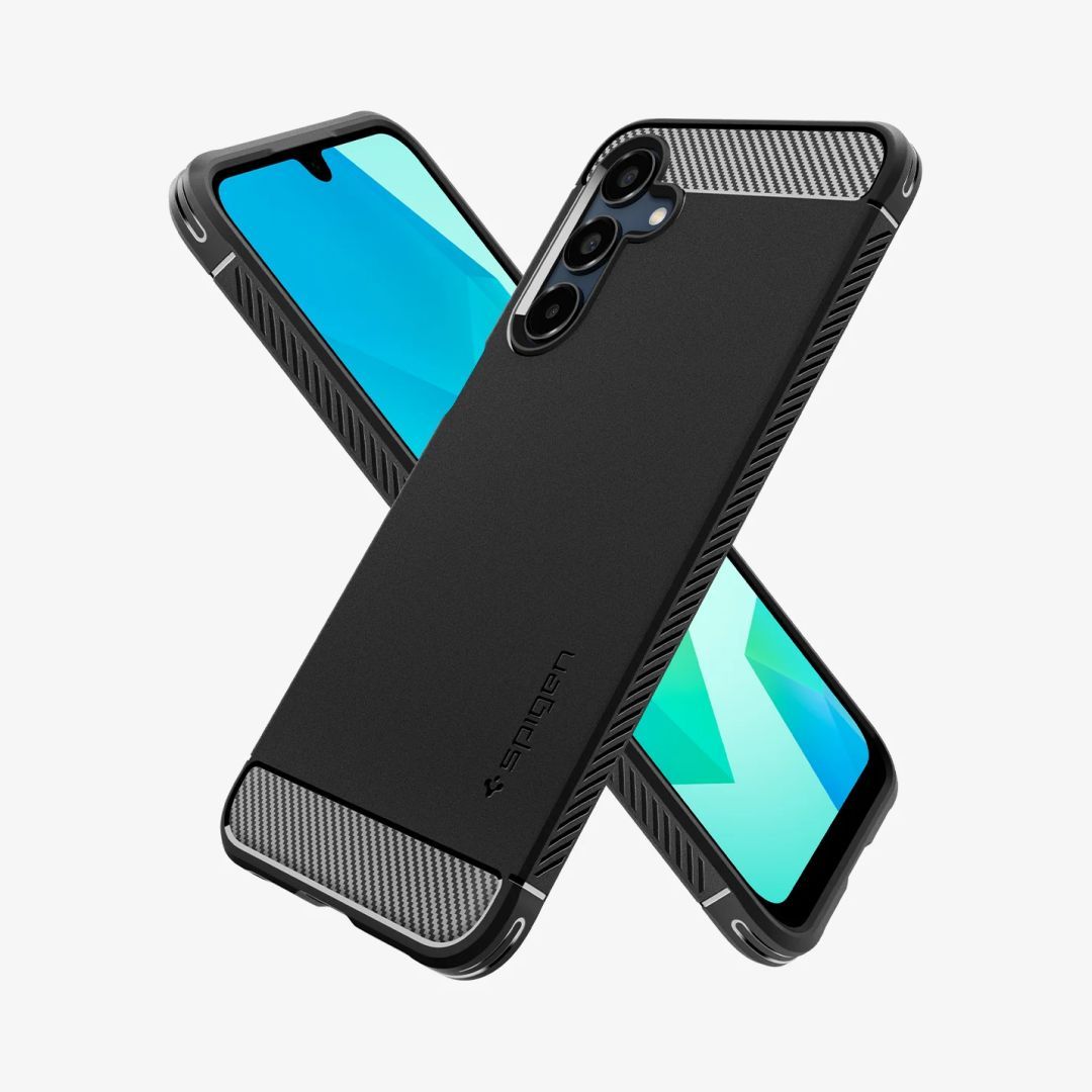 Spigen Rugged Armor Samsung Galaxy A16/A16 5G Matte Black Spigen Rugged Armor Samsung Galaxy A16/A16 5G Matte Black