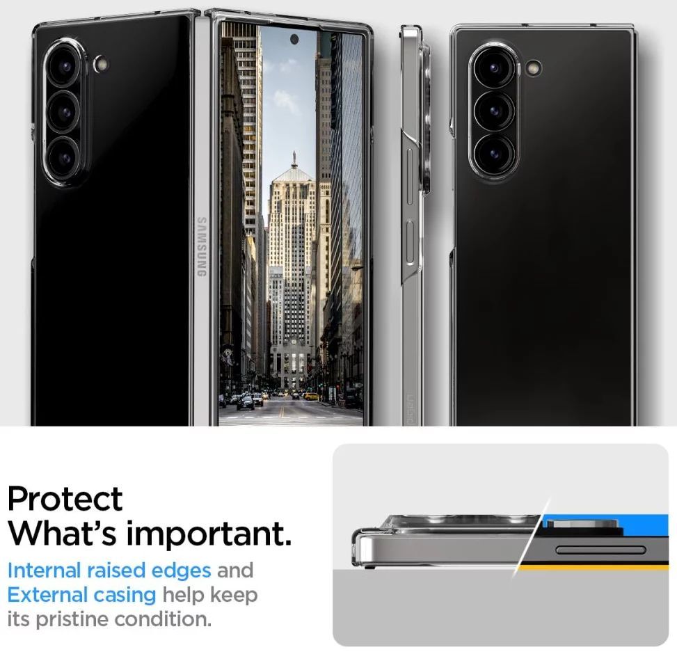 Spigen Air Skin Samsung Galaxy Z Fold6 Crystal Clear Spigen Air Skin Samsung Galaxy Z Fold6 Crystal Clear