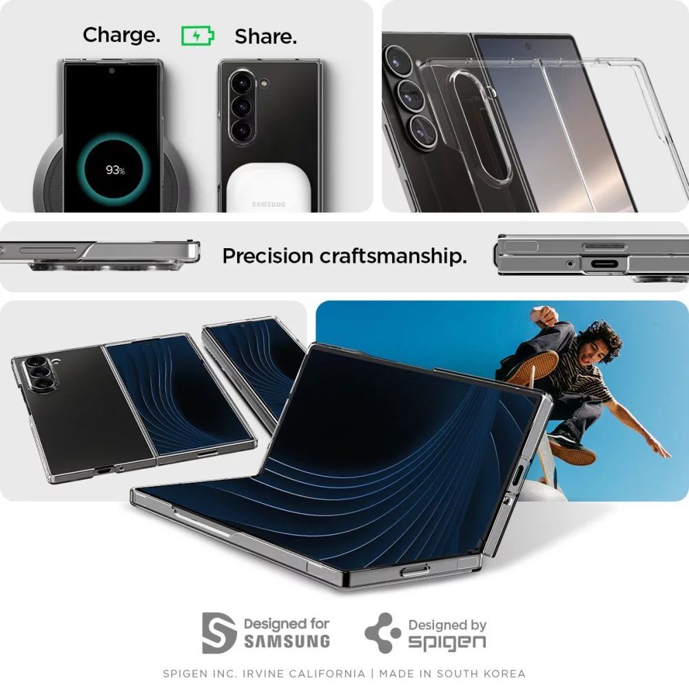 Spigen Air Skin Samsung Galaxy Z Fold6 Crystal Clear Spigen Air Skin Samsung Galaxy Z Fold6 Crystal Clear