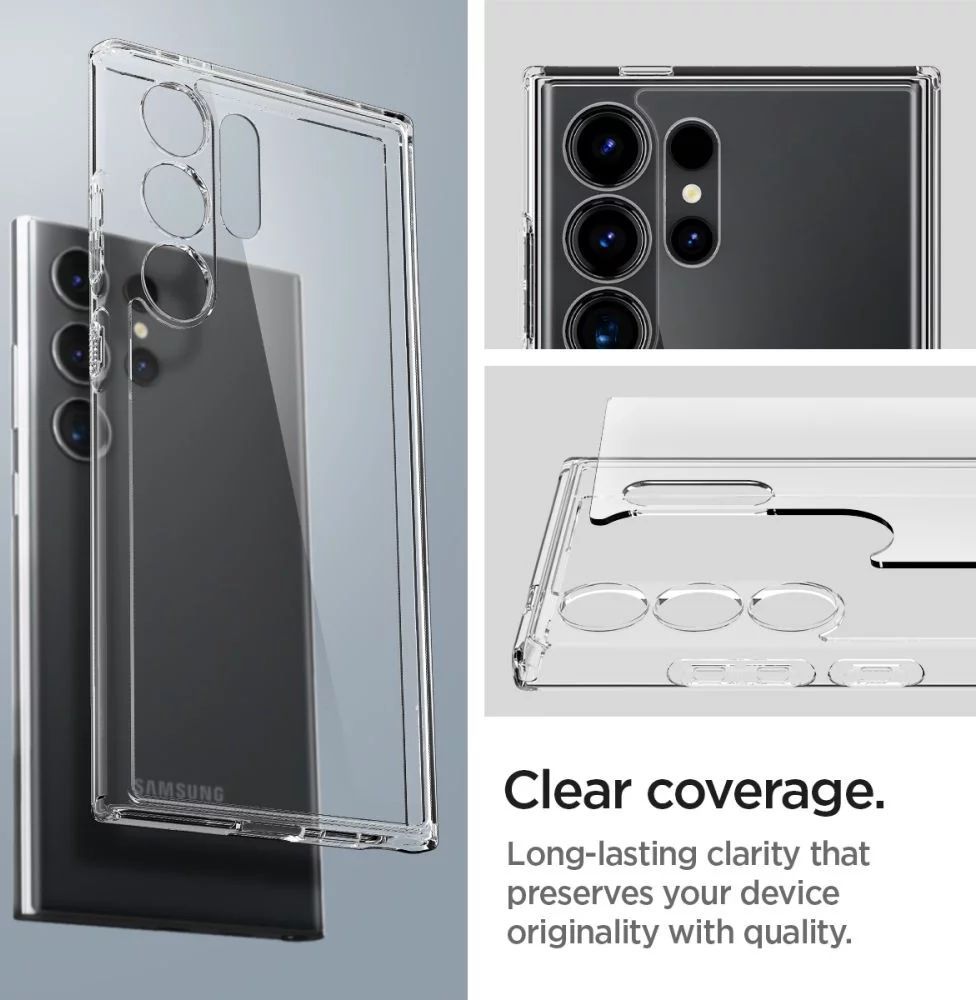 Spigen Ultra Hybrid Samsung Galaxy S24 Ultra Crystal Clear Spigen Ultra Hybrid Samsung Galaxy S24 Ultra Crystal Clear