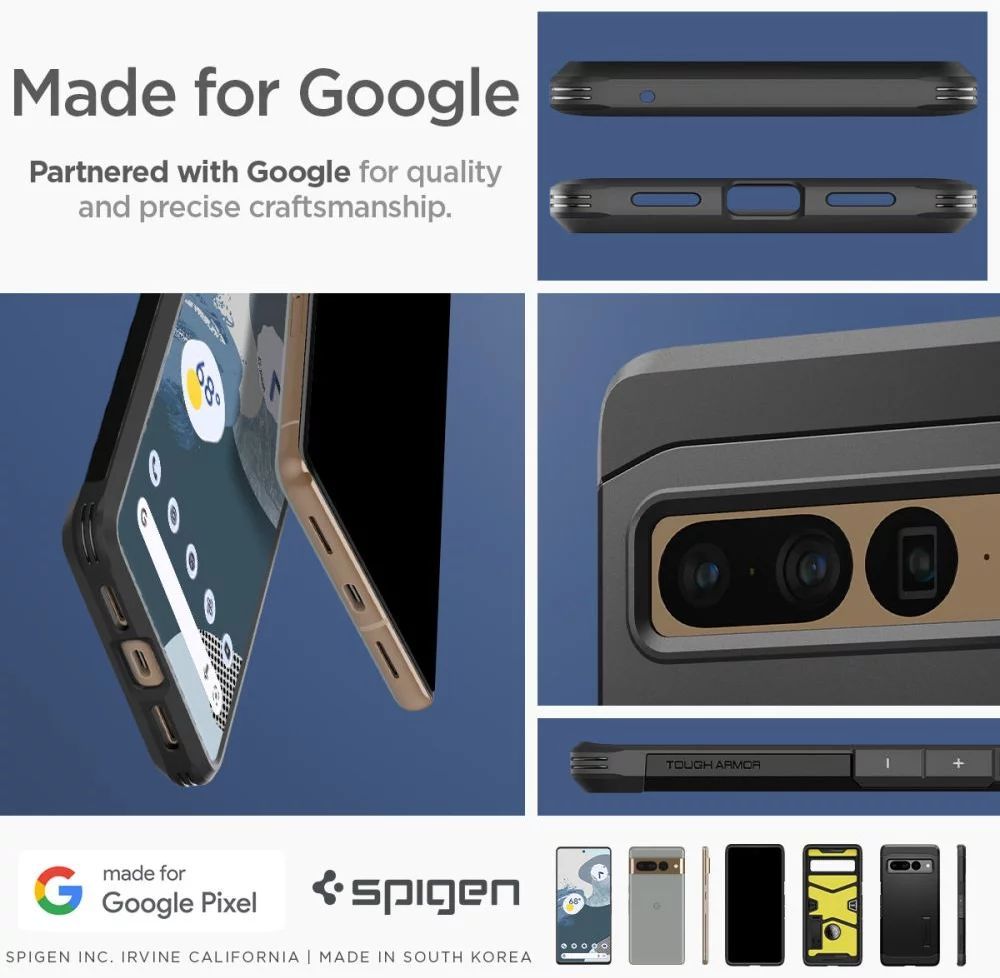 Spigen Tough Armor Google Pixel 7 Pro Black Spigen Tough Armor Google Pixel 7 Pro Black