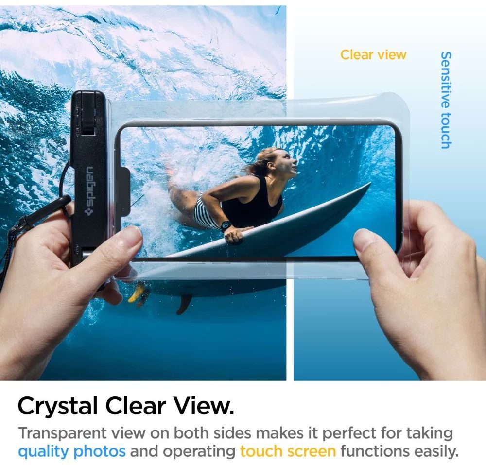 Spigen Aqua Shield WaterProof Case A601 1 Pack Crystal Clear Spigen Aqua Shield WaterProof Case A601 1 Pack Crystal Clear