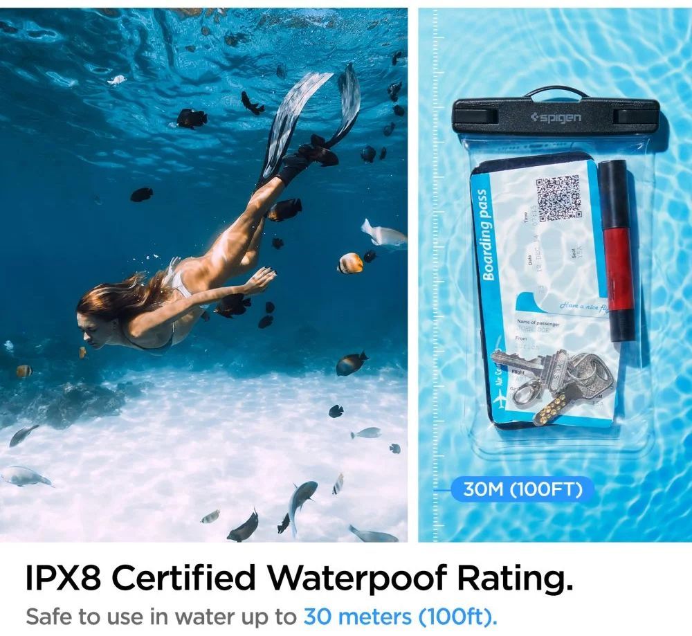 Spigen Aqua Shield WaterProof Case A601 1 Pack Crystal Clear Spigen Aqua Shield WaterProof Case A601 1 Pack Crystal Clear