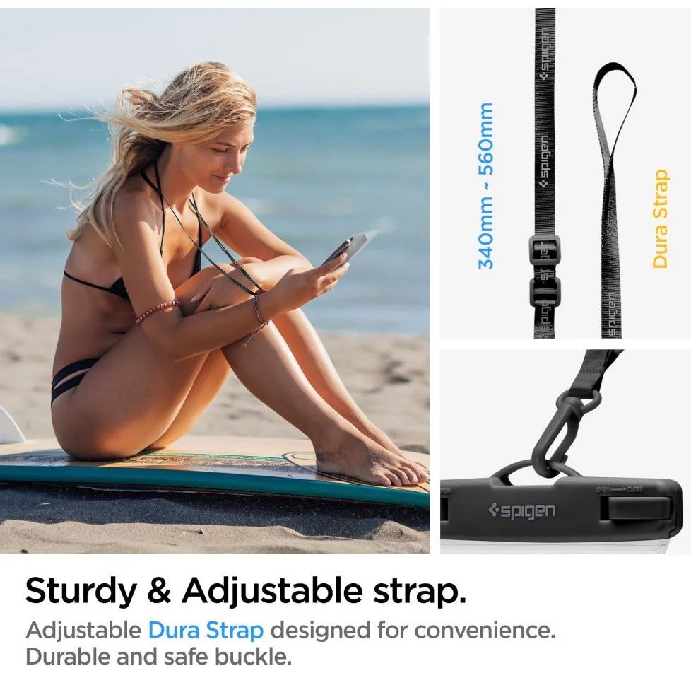 Spigen Aqua Shield WaterProof Case A601 1 Pack Crystal Clear Spigen Aqua Shield WaterProof Case A601 1 Pack Crystal Clear