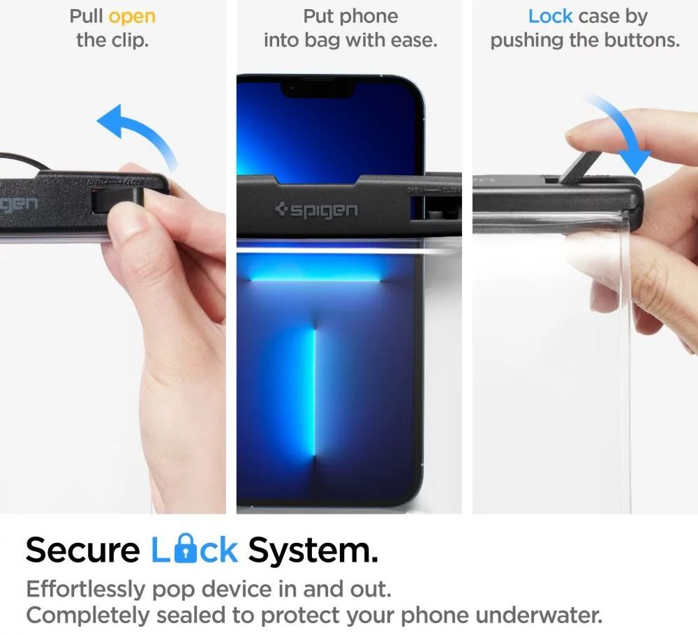 Spigen Aqua Shield WaterProof Case A601 1 Pack Crystal Clear Spigen Aqua Shield WaterProof Case A601 1 Pack Crystal Clear