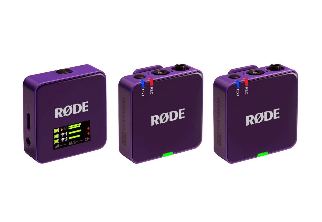 Rode Wireless GO III Compact Wireless Microphone System Purple