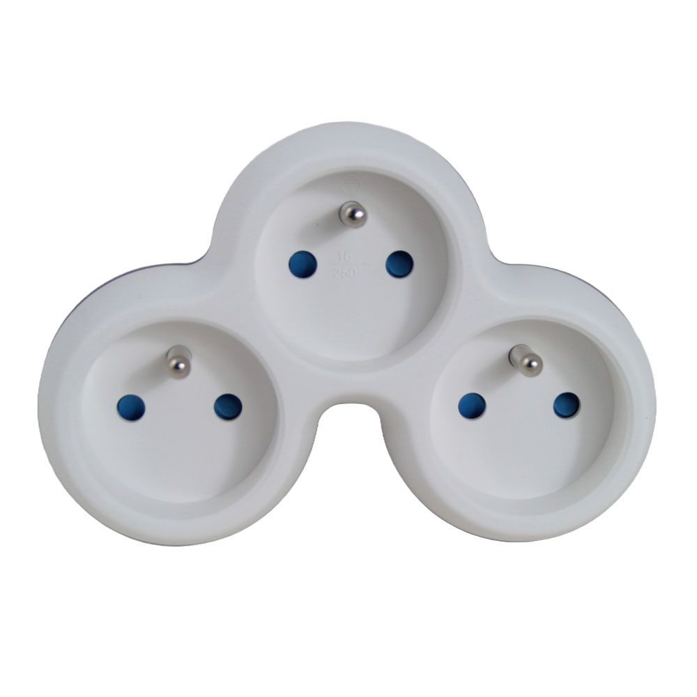 Esperanza Hálózati Elosztó 3DIN Fali White/Grey