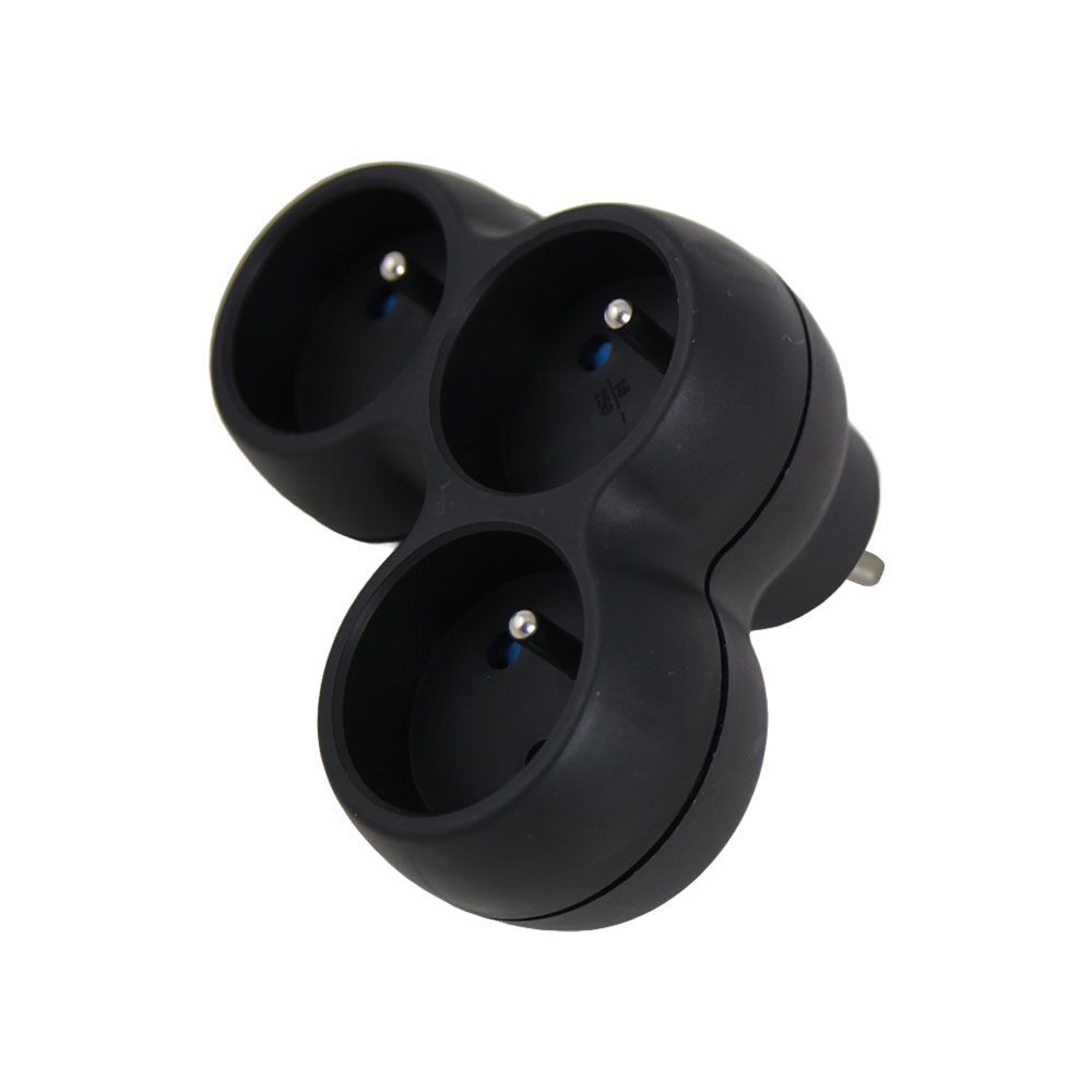 Esperanza Hálózati Elosztó 3DIN Fali Black Esperanza Hálózati Elosztó 3DIN Fali Black